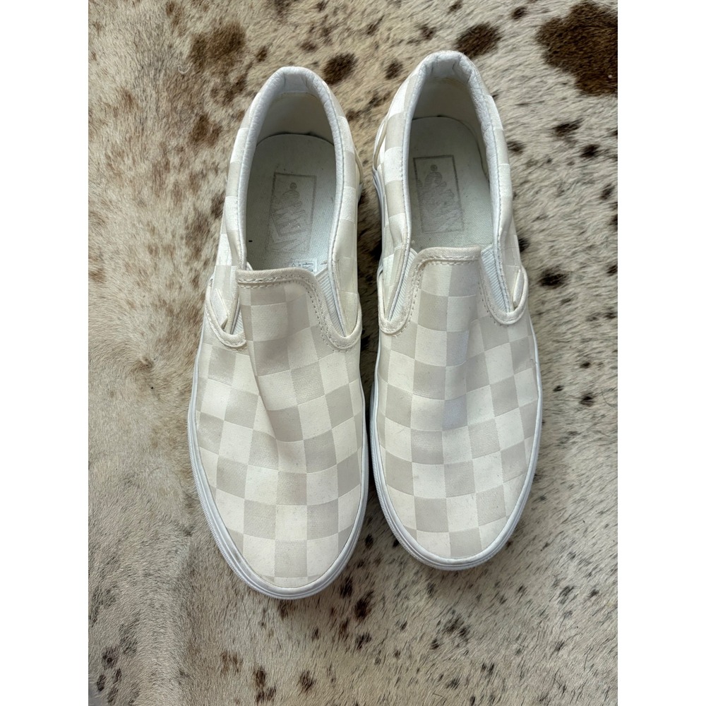 VANS Platform Classic‎ Slip-On Stackform Checkerboard sneakers Women's 9